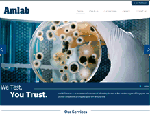 Tablet Screenshot of amlab.com.sg